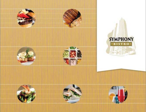 Symphony Bistro – Restaurant logo, menus, and signage